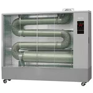 신지남전자 약40평 돈풍기 원적외선 튜브 히터/대형/스탠드/전기/온열/난로/공장/실내/주름/히터기/온풍/공