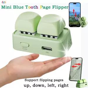 미니 소형 블루투스 페이지 터너 키패드 리모컨 코보 전자책 리더 휴대폰 핸드폰 태블릿 비디오 전환 간편