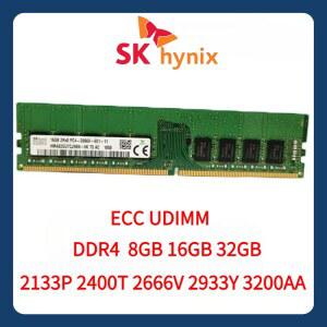 SK 하이닉스 8GB 16GB 32GB 1Rx8 2Rx8 2133P 2400T 2666V 2933Y 3200AA PC4 순수 ECC UDIMM RAM 워크스테이션 비버퍼 서버 메모리