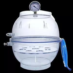 데시케이터 진공 연구실 플라스틱 방랭 실험용 밀봉 탈포기 실린더 유리 방냉 플레이트