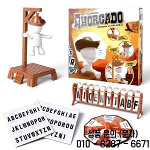 카우보이 마그네틱 행맨 보드 게임 미스터리 단어 추측 인형 여행용 테이블