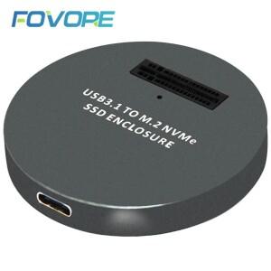 NVME M.2  USB 어댑터 SSD 3 3.0 3.1 C타입 허브 컨버터 하드 디스크 케이스 박스