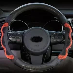 3D 벌집그립 카본 아반떼HD 핸들커버 자동차핸들커버 핸들커버