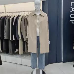 [나이스클랍]나이스클랍 미디 기장 맥 트렌치코트 A261PWY201_DG