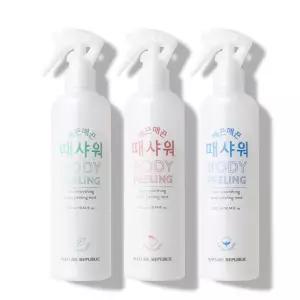 네이처리퍼블릭 매끈매끈 때 샤워 300ml 코튼 복숭아 피톤치드