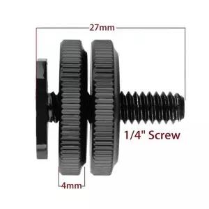 [골드스마일]핫슈 어댑터 1 4 볼트 나사 마운트 카메라 조명 브라켓 LED 스트로보