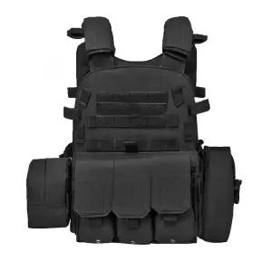 방탄 조끼 밀리터리 택티컬 방패 찔림 위장 훈련 평발 택티컬의류 배틀 방탄복 보호 경량