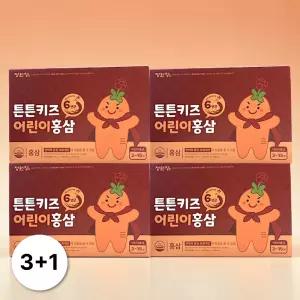정원장 튼튼키즈 어린이 홍삼 망고맛 30포 4박스
