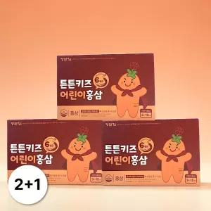 정원장 튼튼키즈 어린이 홍삼 망고맛 30포 3박스