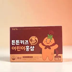 정원장 튼튼키즈 어린이 홍삼 망고맛 30포 1박스