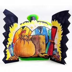 컬러룬 (흥부와 놀부 박만들기 10인) (30봉 묶음) 창의력 예술 공작