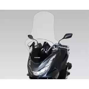 투명 오토바이 윈드스크린 혼다 PCX125 전용 보조 윈도 스포츠 만능 방풍