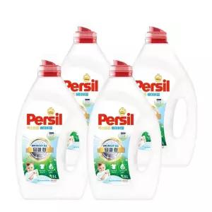 퍼실 초미세세탁 베이비젤 1.5L 용기 4개 겸용 편안함