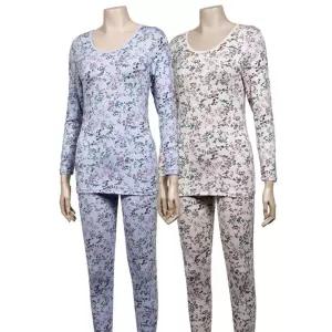 할머니 천연섬유27 옷 여성 엄마 실내복 성인 발열 내의 [mB07885]