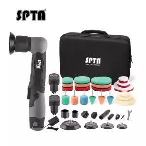 광택기 자동차 왁싱 폴리싱 유막제거 SPTA LD104 무선 미니 소형 폴리 셔 기계 RO/DA 자세히 세트 2pcs 2.0