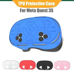 메타 퀘스트 3S용 보호 케이스 TPU 방진 커버 VR 헤드셋 악세서리