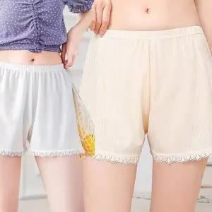 3컬러 여름 쿨링 레이스 3부 속바지 홈웨어 반바지 2026