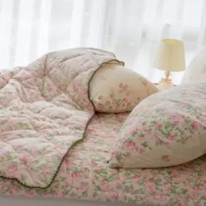 돈스텔 스프레드 싱글 세트 핑크 이불세트 침실꾸미기 데일리침구