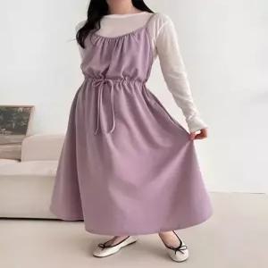 페니데일 뷔스티에 나시 롱원피스_S4678