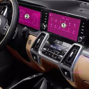 기아필름 쏘렌토 내비게이션계기판 저반사 2종 필름 보호 디스플레이 네비지문 lmn785