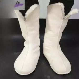 양털 방한 양가죽 양피 실내화 장화 내츄럴 실내