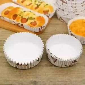 트레이 몰드 바스크 베이킹 치즈 종이 일회용 50 100pc