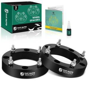 YHTAUTO 4x156mm 스페이서 5인치는 폴라리스 RZR 레인저 맞습니다 131mm 보어 어댑터에 밴시 타이어 허브 프레데터 블랙 매그넘 엑스플로러 2PCS 모토 스포츠맨 블래스터 러그