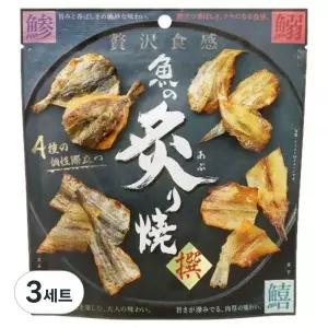 엠디홀딩스 사카나노 아부리야키 어포 전갱이 + 정어리 학꽁치 보리멸 세트 72g 3세트