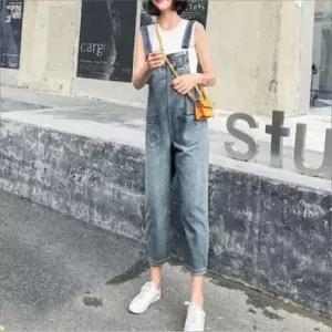 [SBD] 점프수트 여름 데님 오버롤 멜빵바지