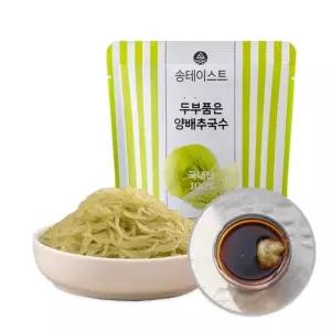 [작심밀도]국내산 저칼로리 두부품은양배추국수5팩+모밀소스5팩
