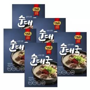 진한 초원식품 손맛 순대국 600g x 5팩