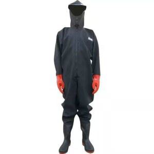 완전 방수 전신 장화 작업복 전신장화 신발 두꺼운 수트 농사 여성용 235 장화바지