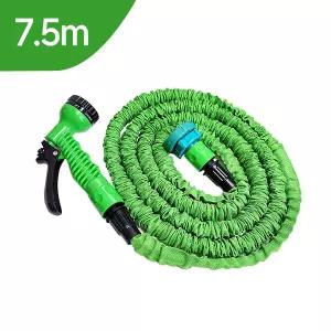 옳은유통 매직호스 7.5M/ 베란다 세차 화단 원예 화장실 잔디 물 청소 주름 호스