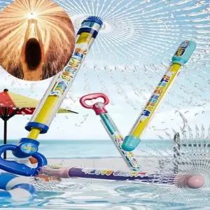 (색상 색상랜덤)LED 워터워즈 60cm 분수물총 물꽃놀이 물놀이용품 펌프물총 워터건 여름방학 워터파크 수영