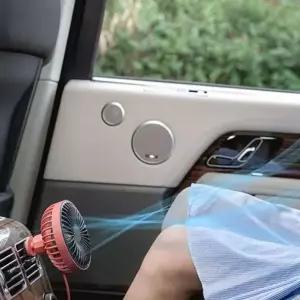 차랑용 써큘레이터 선풍기 LED 송풍구 차량