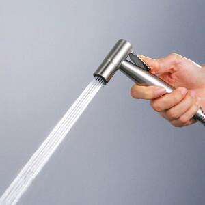 욕실 수도꼭지 및 비데 분무기 키트. 스테인레스 스틸 세척 기계 탭 화장실 독립 스위치 포함