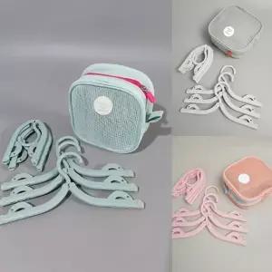 [OISO] 여행용 옷걸이 접이식 공간활용 휴대용 공간절약 여행용행거 캠핑 출장 간단