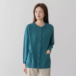 [마담4060]엄마옷 마담4060 린넨라운드 중년여성 데일리 가디건 -RCA2604002-