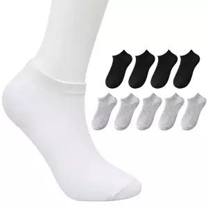[모든GO]국내생산 남녀공용 10켤레 면양말 무지 발목양말 학생 스니커즈양말