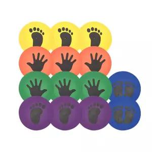 유아스포츠 집중력 촉감놀이 손발모양 짚기놀이매트 문화센터 어린이 활동