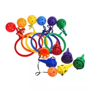 학교 유치원 유아체육 스포츠 캐치콘 발목줄넘기 세트 운동회 단체활동