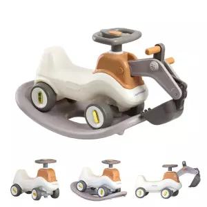 유치원 놀이방 유아 승용완구 3in1조립식 굴착기 흔들말 붕붕카 실내자동차