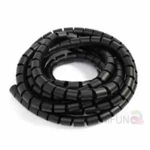 ( )커버 멀티탭선정리 블랙 5M 전기선정리 케이블정리 스네이크 전선보호관 32mm 랜선정리