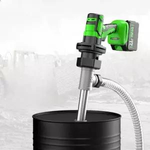 자동자바라 충전식 무선 드럼통 자동 전동 자바라 주유 기름