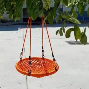 원형 해먹 그네 발코니 놀이기구 감성 테라스 직경 블랙 공원