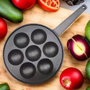 달걀 후라이팬 미트볼 틀 베이킹팬 간식용 메이커 계란빵틀 프라이팬 7구