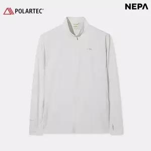 [네파] 남성 폴라텍 파워 드라이 롱슬리브 집업 티셔츠 (7M15402-B37)
