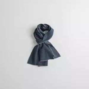 비헤비어 WASHED COTTON MUFFLER sashiko FW25-BR-184
