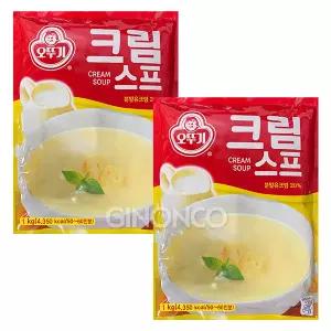 오뚜기 크림스프 1kg 2개 든든한식사 대용량