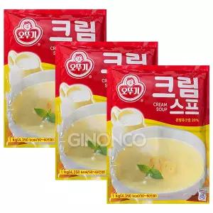 오뚜기 크림스프 1kg  x3 간편식 식사대용